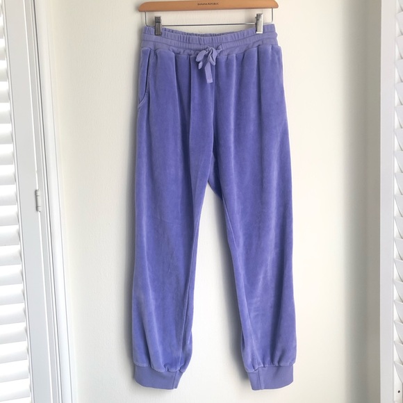 Jumper 1234 size 3 (Medium) Terry Cloth Velour Hand-dyed Lilac Track Suit - Picture 2 of 11
